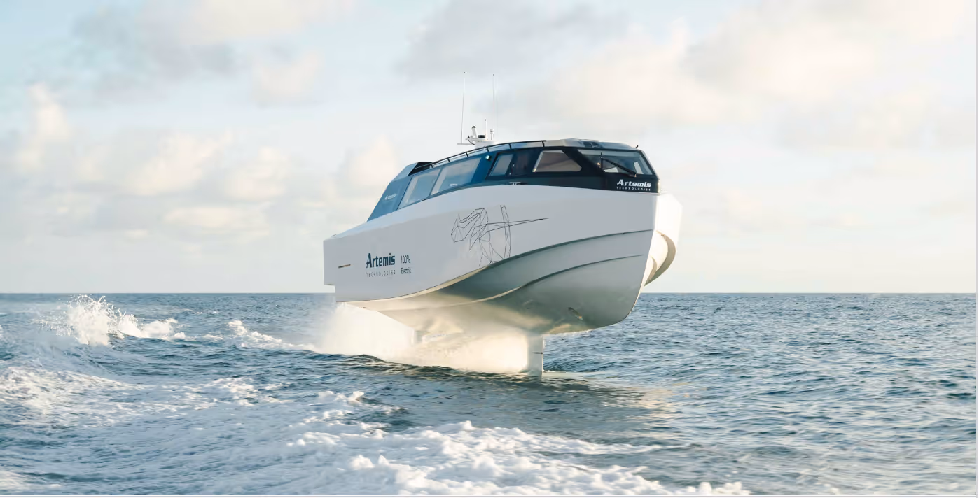 artemis vessel at sea